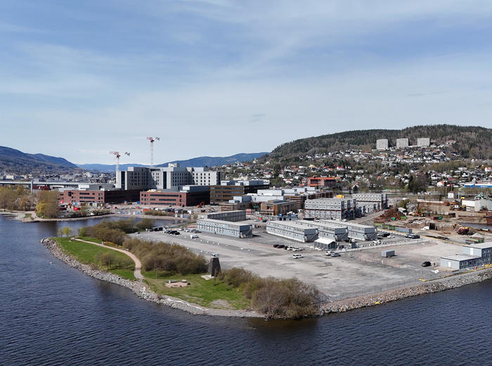 Med drone over Fjordbyområdet - mai 2024 